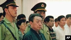六四事件时的北京市市长陈希同。(资料照片)
